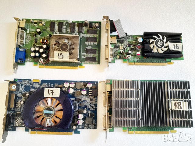 Продавам ретро видeо карти номера 12 и 16 останалите са продадени, снимка 5 - Видеокарти - 42032289