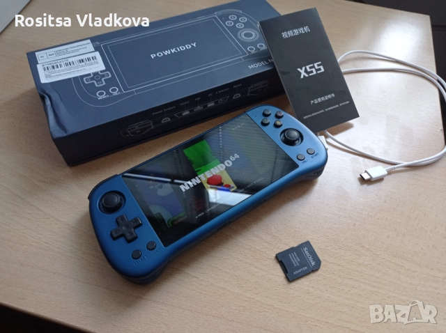 Преносима конзола за ретро игри POWKIDDY X55 , снимка 3 - Други игри и конзоли - 52662208
