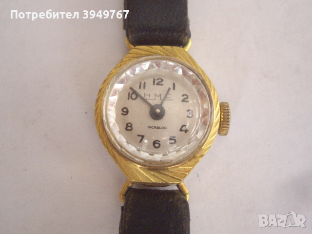 Стар позлатен дамски часовник, снимка 4 - Дамски - 51640807