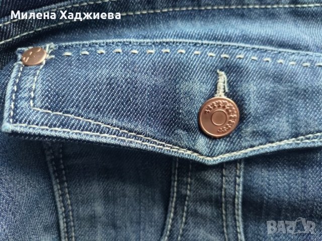 Дамски дънкови панталони, H&M, 38 размер, снимка 5 - Къси панталони и бермуди - 40848114