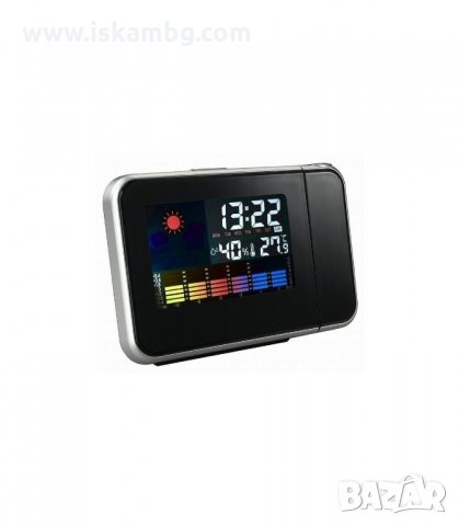 НАСТОЛЕН ЕЛЕКТРОНЕН СВЕТЕЩ ЧАСОВНИК ТЕРМОМЕТЪР СТАЯ ПРОЕКТОР НА ТАВАНА - код 08190, снимка 3 - Друга електроника - 34056276