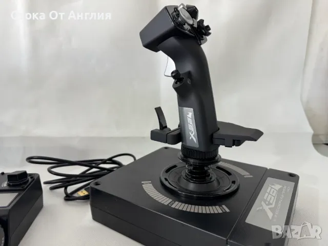 Джойстик контролер Logitech X56 HOTAS , снимка 8 - Аксесоари - 49977132