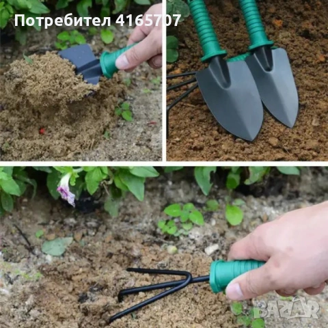 Комплект градински инструменти 5 в 1 с куфар – всичко необходимо за засаждане и поддръжка, снимка 7 - Други - 53045523