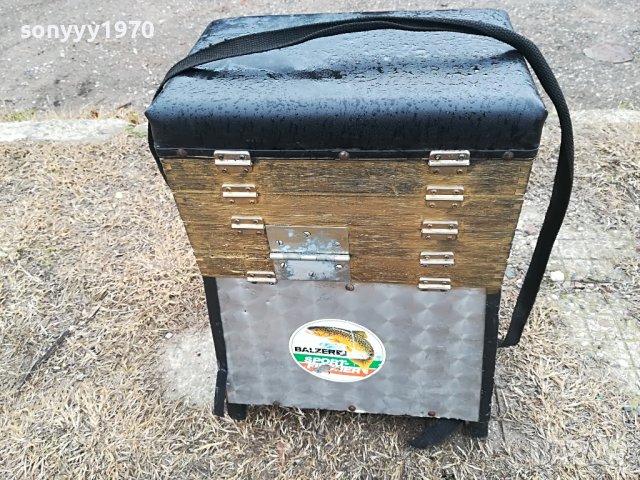 рибарски куфар стол от германия 2812221618, снимка 3 - Антикварни и старинни предмети - 39128460