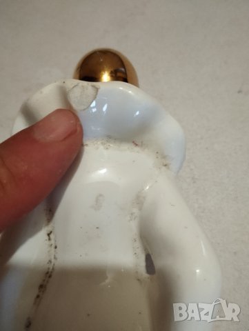 Порцеланова статуетка-клоун,арлекин, снимка 5 - Статуетки - 41499233