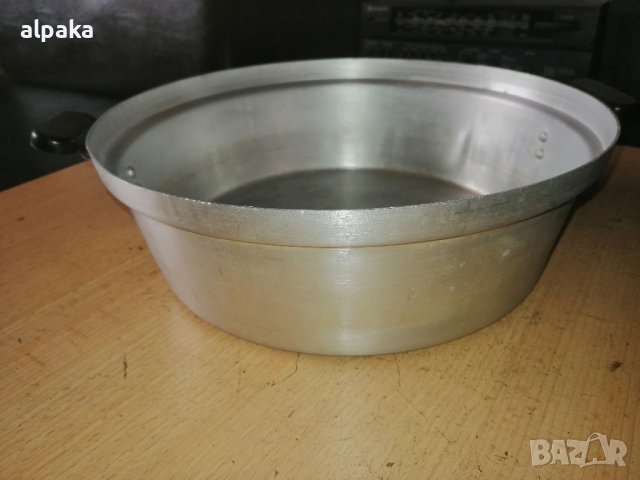 Продавам алуминиева кръгла тава  Диаметър 30см_9см, снимка 2 - Съдове за готвене - 41963337