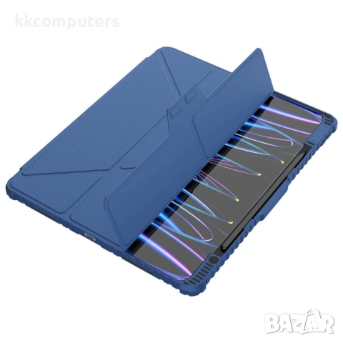 NILLKIN Bumper Leather Case Pro калъф за for iPad Pro 13 (2025) / 13 (2024) със слайд капак за камер, снимка 4 - Калъфи, кейсове - 53190360
