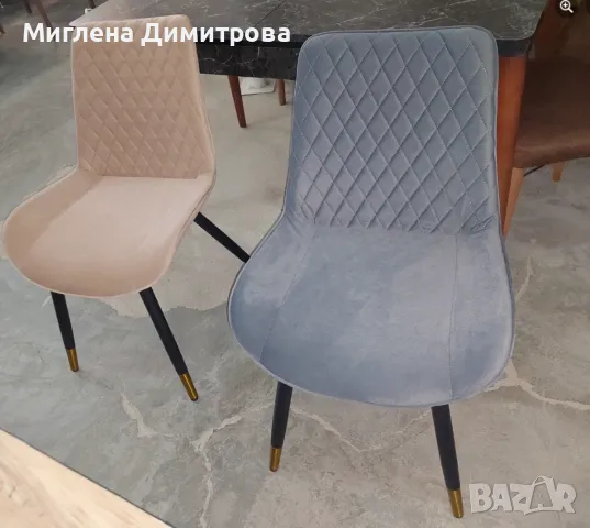 Трапезен стол тапициран, снимка 1