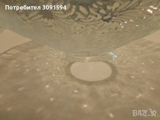 френско стъкло за лампа полюлей 1900г, снимка 10 - Антикварни и старинни предмети - 40825491