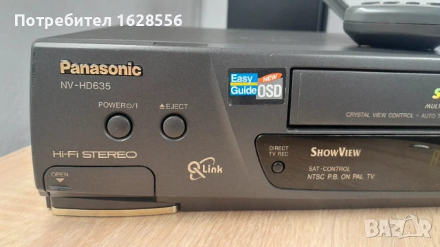 Panasonic nv-hd 635 hi-fi stereo  видео , снимка 3 - Плейъри, домашно кино, прожектори - 53407839