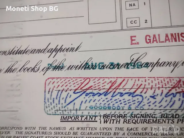 Американски ценни книжа, снимка 4 - Нумизматика и бонистика - 48921850