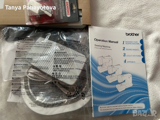 Шевна машина Brother донесена от Англия, снимка 7 - Шевни машини - 51996295
