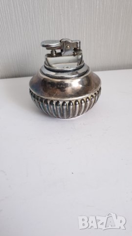 Стара настолна сребърна запалка, снимка 11 - Колекции - 41701742