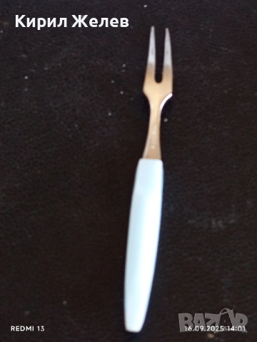 Винтидж комплект вилици ROSTFRAI за десерт,плодове много красив рядък за КОЛЕКЦИЯ 50487, снимка 8 - Други ценни предмети - 51732442