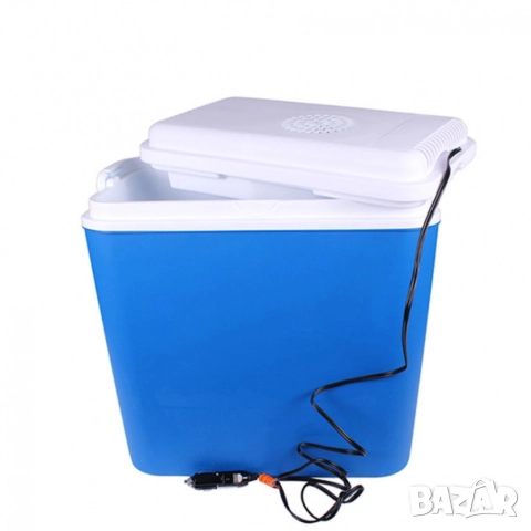 Хладилна кутия Atlantic 10L 12V, активна, синя, снимка 2 - Друга електроника - 52137382
