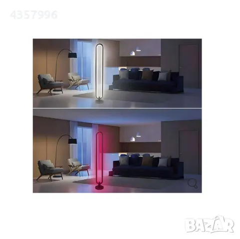 Декоративна настолна лампа, LED RGB осветление , снимка 3 - Лед осветление - 49673110