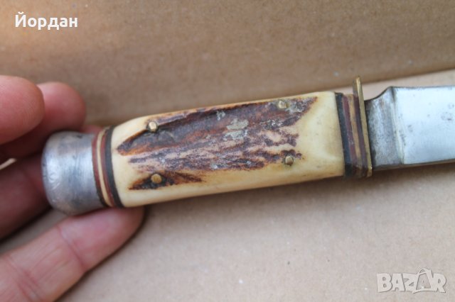 Немски ловен нож ''Omega Solingen'', снимка 15 - Антикварни и старинни предмети - 41532293