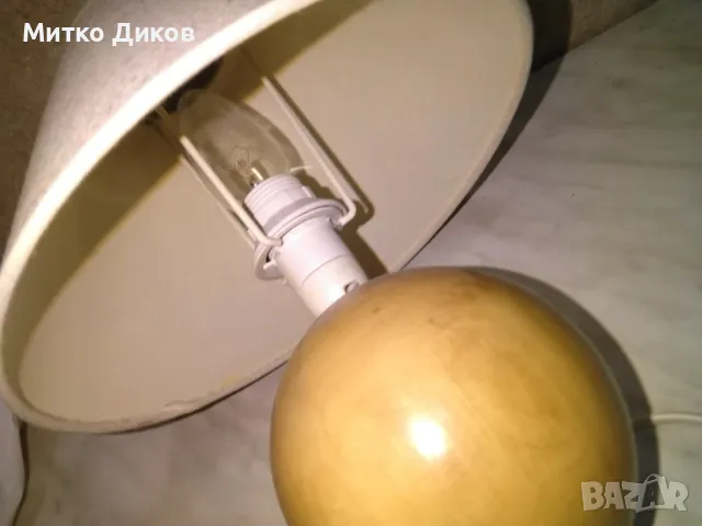Настолна лампа JUTA 1xE27/60W/230V бук - FSC сертифицирано нова , снимка 7 - Настолни лампи - 49796041