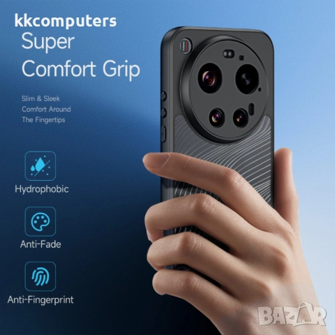 DUX DUCIS Aimo Калъф за Xiaomi 17 Ultra 5G - PC+TPU, Матов, 1.2m SGS, REACH, Черен, снимка 4 - Калъфи, кейсове - 53727307