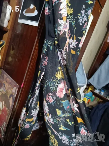 Дълга пола с цепка H&M, снимка 2 - Поли - 48311471