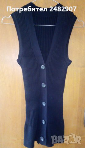 Дамски елек - плетиво, снимка 2 - Елеци - 41821892