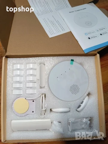 Безжична WiFi алармена система за домашна сигурност YISEELE с приложение за предупреждение и аларми, снимка 9 - Аналогови камери - 50525012