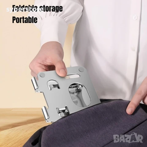 Стойка за таблет за бюро Digital One SP01085 n02, метална, универсална 7-14", въртяща се, tablet bra, снимка 6 - Таблети - 50459861