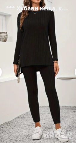 💕 💕 ​💕 Красив комплект дамска туника с клин 2-3ХЛ PLUS SIZE, мека лека*ИзгОдНо*💕 💕 ​💕, снимка 3 - Комплекти - 52396948