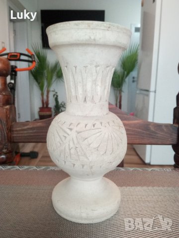 Продавам красива и стара ваза-делва.Ръчна изработка.ФРГ., снимка 13 - Антикварни и старинни предмети - 42412041