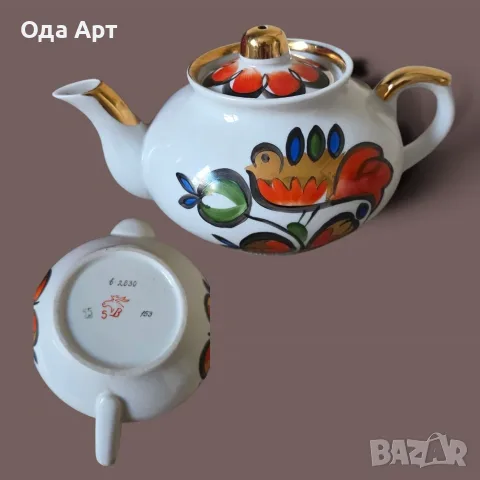 Руски порцелан, Жар-птица, Вербилки , снимка 2 - Други - 56097535