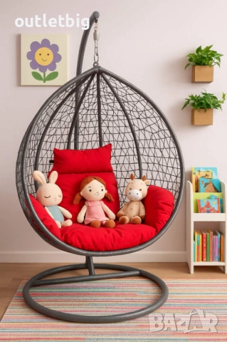 Люлка градинска висяща люлка тип гнездо,яйце–Промоция