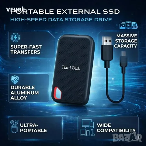 ХАРД ДИСК 2TB HardDisk Extreme Pro Portable M.2, снимка 8 - Външни хард дискове - 56056826