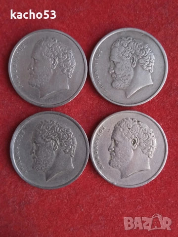 Лот монети Гърция.-10 драхми 1976-84 г., снимка 2 - Нумизматика и бонистика - 52904530