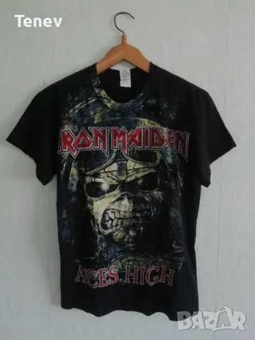Iron Maiden Aces High мъжка памучна оригинална тениска размер М