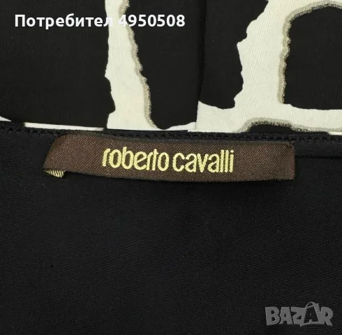 Блуза без ръкави „Roberto Cavalli“ с принт, размер 38, снимка 10 - Тениски - 56168932