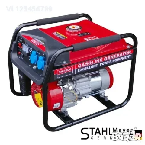 Монофазен четиритактов Генератор за ток STAHLMAYER 3,8kW – Агрегат