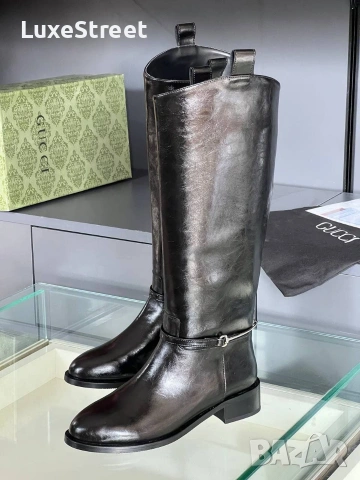 GUCCI 🤍 Дамски Ботуши , снимка 8 - Дамски ботуши - 53141113