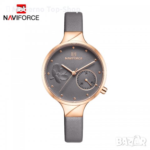 Дамски часовник NAVIFORCE Feminino Gray/Gold 5001L RGGYGY., снимка 2 - Дамски - 34751647