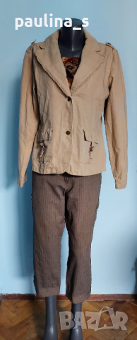 Уникално сако с детайли "Simple wish"® /  голям размер , снимка 3 - Сака - 36282136