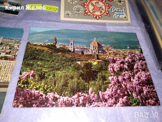 ЛОТ 4 СТАРИ ПОЩЕНСКИ КАРТИЧКИ - ВАРНА ФЛОРЕНЦИЯ МОСКВА ГРАДСКИ ИЗГЛЕДИ ЧНГ АВИАЦИЯ 35997, снимка 4 - Филателия - 39432887