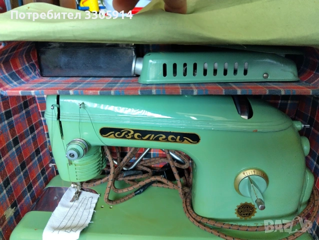 Продавам шевна машина ВОЛГА,модел ЗК, , снимка 3 - Шевни машини - 53835828