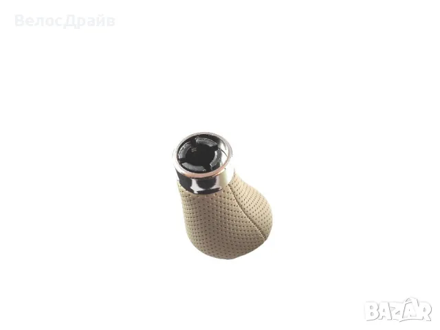 Топка за скоростен лост BMW E46 E90 E60 E87 X1 X3 X5 Z4 6 скорости бежова перфорирана, снимка 5 - Части - 55833809