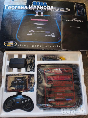 РЯДЪК КОЛЕКЦИОНЕРСКИ КОМПЛЕКТ: Sega Mega Drive II (Made in Japan) – Пълен пакет с кутия!