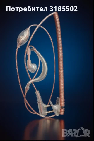 Професионален хендсфри с прозрачна акустична тръба за радиостанции, снимка 7 - Слушалки, hands-free - 50929682