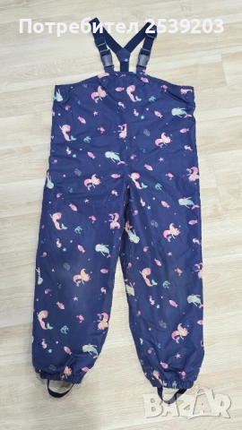 Гащеризон за дъжд и сняг 7-8 години, снимка 4 - Детски панталони и дънки - 52532308