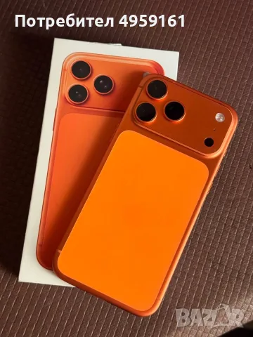 🍎 iPhone 17 Pro Max 512 GB | КАТО НОВ  Продавам iPhone 17 Pro Max 512 GB , снимка 6 - Apple iPhone - 56219070