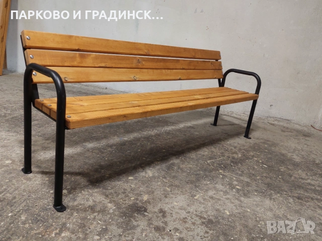 Пейка,паркова,градинска ,дължина 200 см., снимка 4 - Градински мебели, декорация  - 53622871