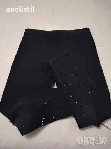 Мъжки черни дънки Terranova Jeans – W38 / EU 50, streetwear модел, снимка 3 - Дънки - 55878926