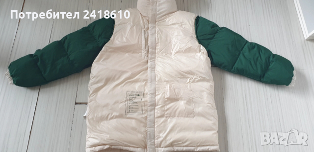 Lacoste  Down Mens Jacket Size - 52  M / L Oversize  ОРИГИНАЛ! Зимно пухено Яке!, снимка 10 - Якета - 52469328