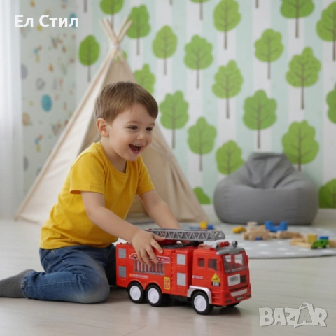 Пожарна кола със светлини и звуци Fire Truck